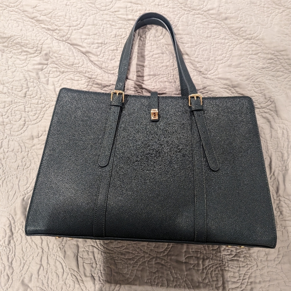 Teal Blue Large Purse